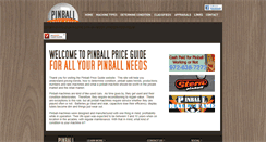 Desktop Screenshot of pinballpriceguide.com